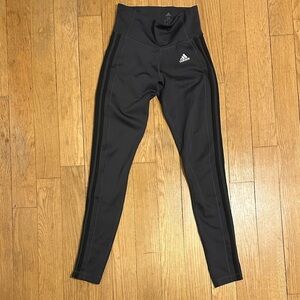 Adidas Climalite Black High-Waisted Leggings